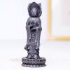 Rusty Iron Powder Kwan Yin Statue - Three-Faced Compassion Symbol Rusty Iron Powder Kwan Yin Statue - Three-Faced Compassion Symbol