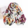 Tibetan Butterfly Flower Print Shawl Tibetan Butterfly Flower Print Shawl