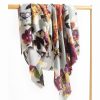 Tibetan Butterfly Flower Print Shawl Tibetan Butterfly Flower Print Shawl