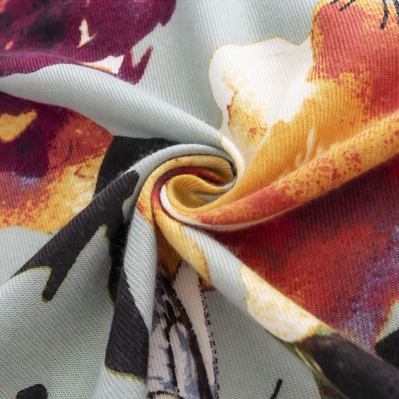 Tibetan Butterfly Flower Print Shawl Tibetan Butterfly Flower Print Shawl