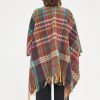 Tibetan Colorful Wavy Tassel Shawl Tibetan Colorful Wavy Tassel Shawl