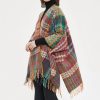 Tibetan Colorful Wavy Tassel Shawl Tibetan Colorful Wavy Tassel Shawl