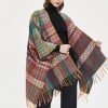 Tibetan Colorful Wavy Tassel Shawl Tibetan Colorful Wavy Tassel Shawl
