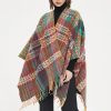 Tibetan Colorful Wavy Tassel Shawl Tibetan Colorful Wavy Tassel Shawl