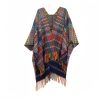 Tibetan Colorful Wavy Tassel Shawl Tibetan Colorful Wavy Tassel Shawl