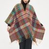 Tibetan Colorful Wavy Tassel Shawl Tibetan Colorful Wavy Tassel Shawl