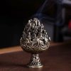 Tibetan Copper Alloy Mini Mountain Incense Burner Tibetan Copper Alloy Mini Mountain Incense Burner