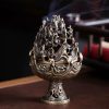Tibetan Copper Alloy Mini Mountain Incense Burner Tibetan Copper Alloy Mini Mountain Incense Burner