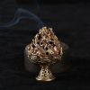 Tibetan Copper Alloy Mini Mountain Incense Burner Tibetan Copper Alloy Mini Mountain Incense Burner