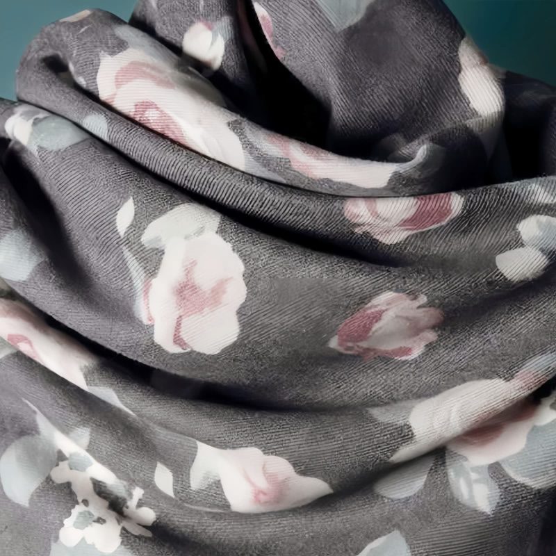 Tibetan Polyester Cozy Shawl Tibetan Polyester Cozy Shawl
