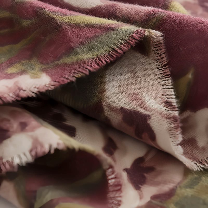 Tibetan Polyester Cozy Shawl Tibetan Polyester Cozy Shawl