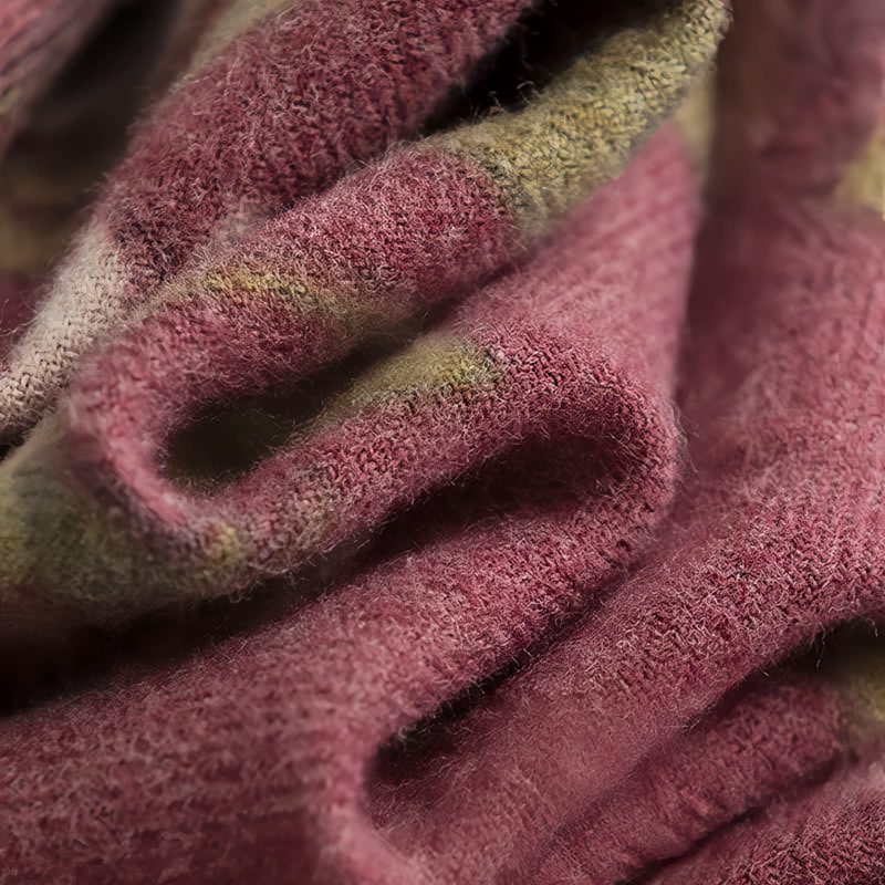 Tibetan Polyester Cozy Shawl Tibetan Polyester Cozy Shawl