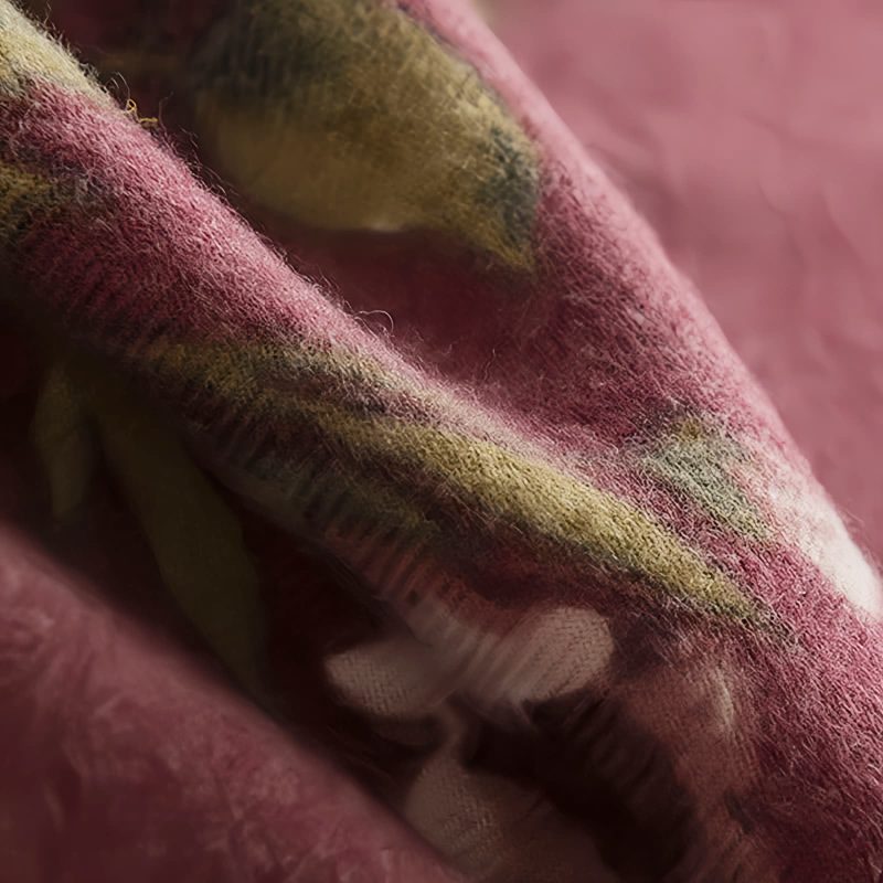 Tibetan Polyester Cozy Shawl Tibetan Polyester Cozy Shawl