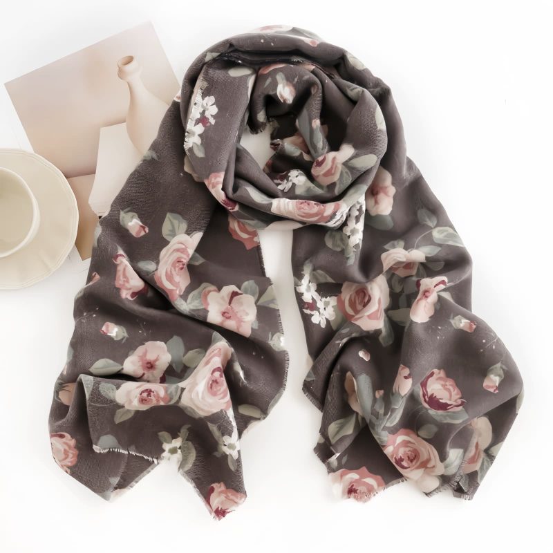 Tibetan Polyester Cozy Shawl Tibetan Polyester Cozy Shawl