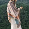 Tibetan Diamond Pattern Striped Shawl Tibetan Diamond Pattern Striped Shawl