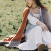 Tibetan Diamond Pattern Striped Shawl Tibetan Diamond Pattern Striped Shawl