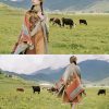 Tibetan Diamond Pattern Warm Shawl Tibetan Diamond Pattern Warm Shawl