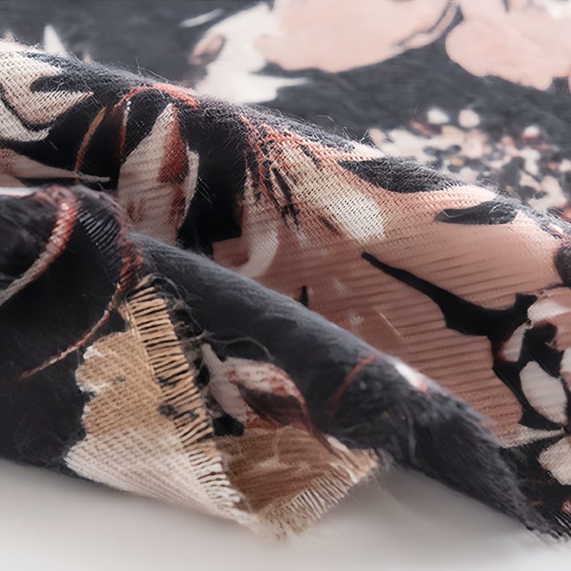 Tibetan Floral Print Shawl Tibetan Floral Print Shawl