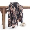 Tibetan Floral Print Shawl Tibetan Floral Print Shawl