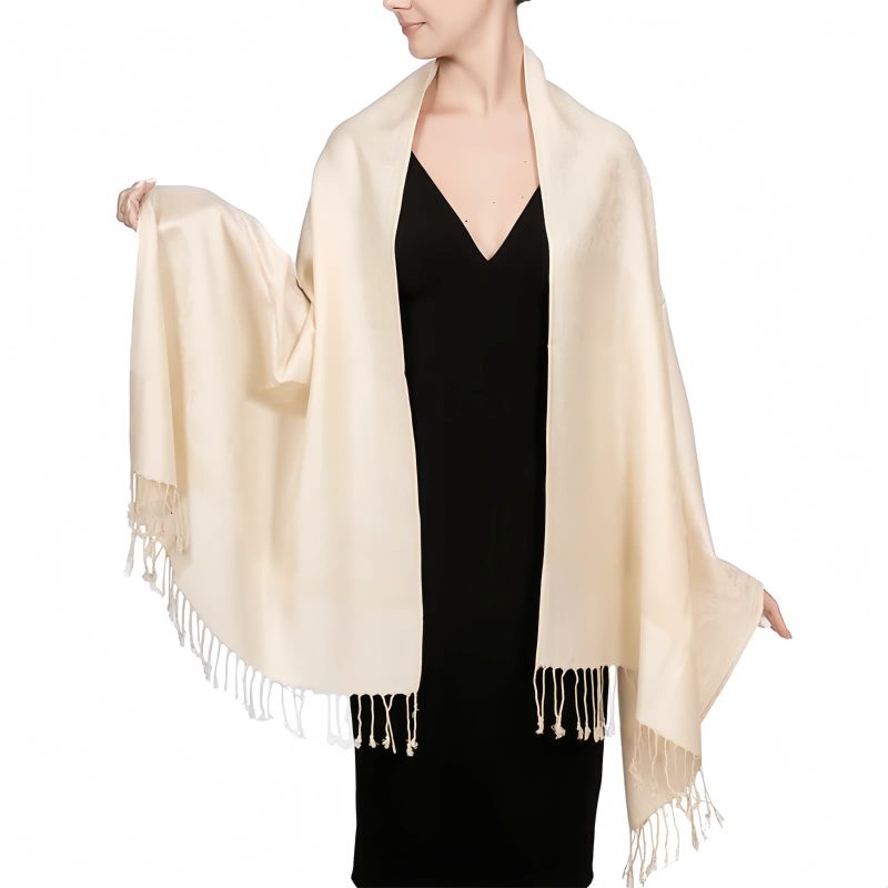 Tibetan Jacquard Tassel Shawl Tibetan Jacquard Tassel Shawl