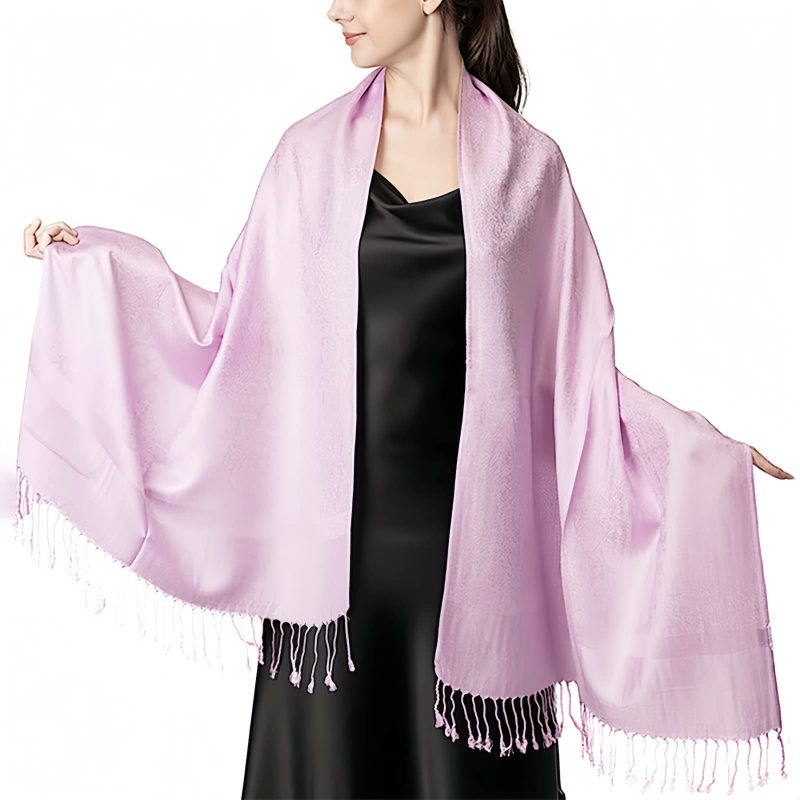 Tibetan Jacquard Tassel Shawl Tibetan Jacquard Tassel Shawl