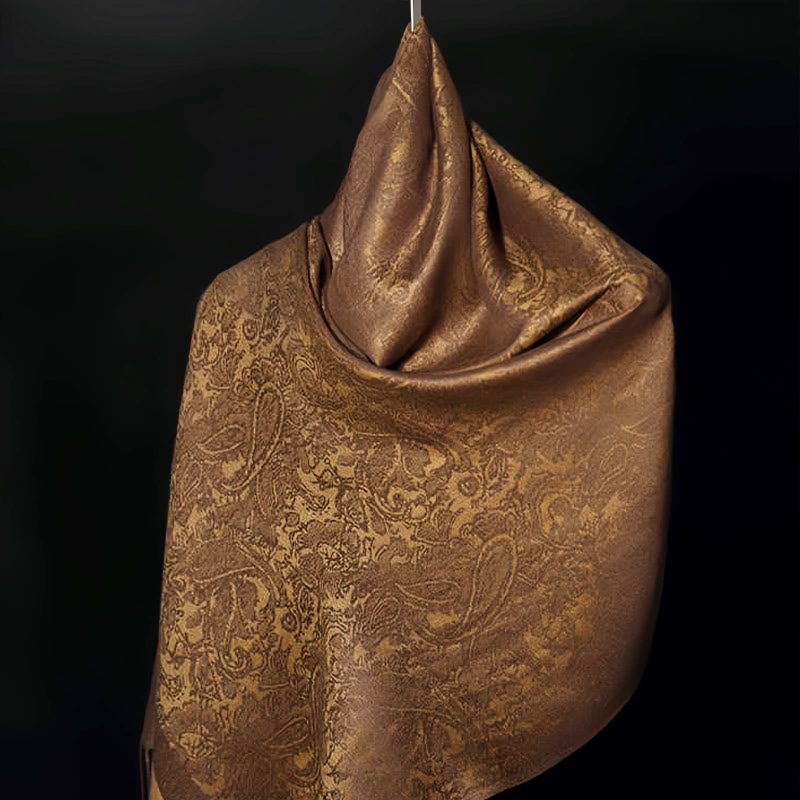 Tibetan Jacquard Tassel Shawl Tibetan Jacquard Tassel Shawl