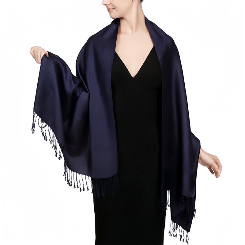 Tibetan Jacquard Tassel Shawl Tibetan Jacquard Tassel Shawl