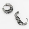 Hand-hammered Tibetan Silver Protection Earrings Hand-hammered Tibetan Silver Protection Earrings