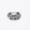 Hand-hammered Tibetan Silver Protection Earrings Hand-hammered Tibetan Silver Protection Earrings