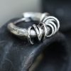Hand-hammered Tibetan Silver Protection Earrings Hand-hammered Tibetan Silver Protection Earrings