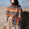 Tibetan Colorful Stripe Shawl Wrap Tibetan Colorful Stripe Shawl Wrap