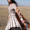 Tibetan Colorful Stripe Shawl Wrap Tibetan Colorful Stripe Shawl Wrap