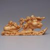 Tibetan Thuja Laughing Buddha Wood Decoration Tibetan Thuja Laughing Buddha Wood Decoration