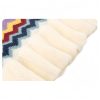 Chal Tibetano con Rayas Onduladas y Borlas Tibetan Wavy Striped Tassel Shawl
