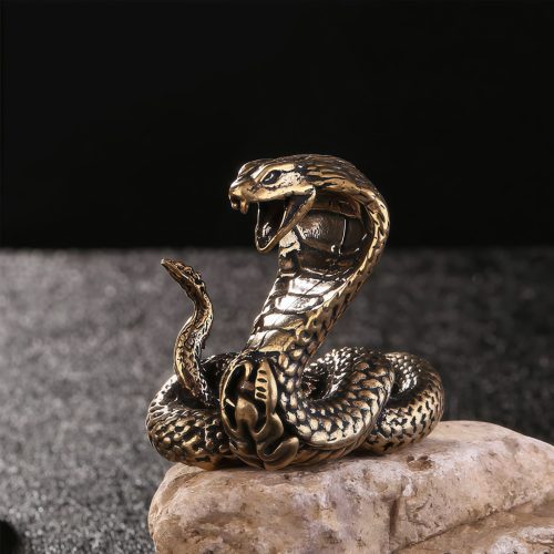 Brass Cobra Snake Home Decoration