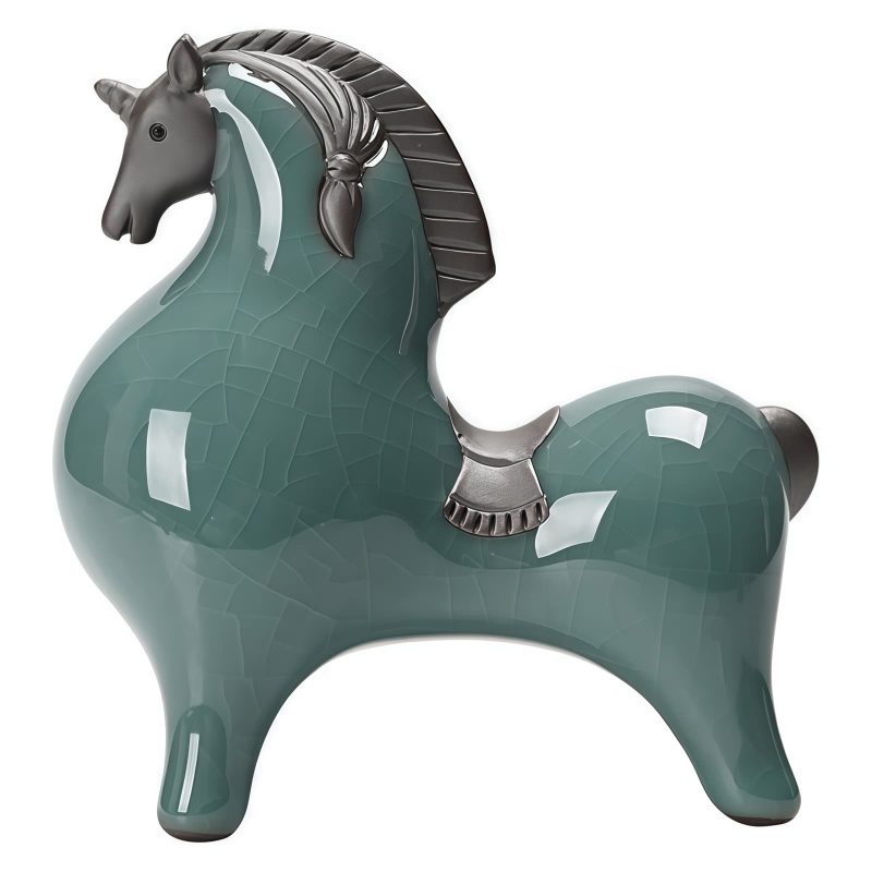 Traditional Ceramic Horse Decoration for Success Traditional Ceramic Horse Decoration for Success