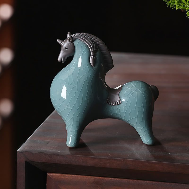 Traditional Ceramic Horse Decoration for Success Traditional Ceramic Horse Decoration for Success