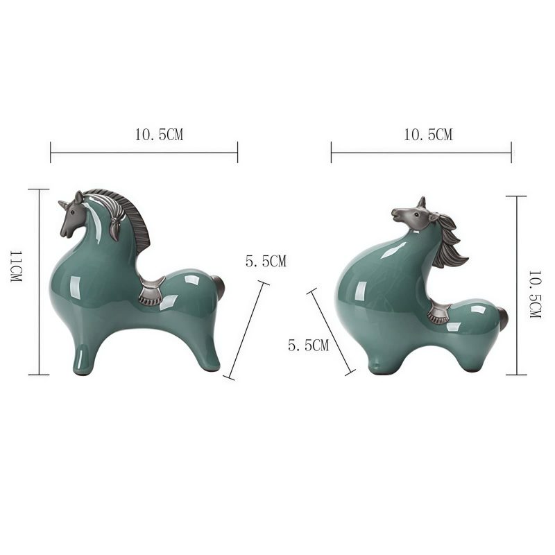Traditional Ceramic Horse Decoration for Success Traditional Ceramic Horse Decoration for Success