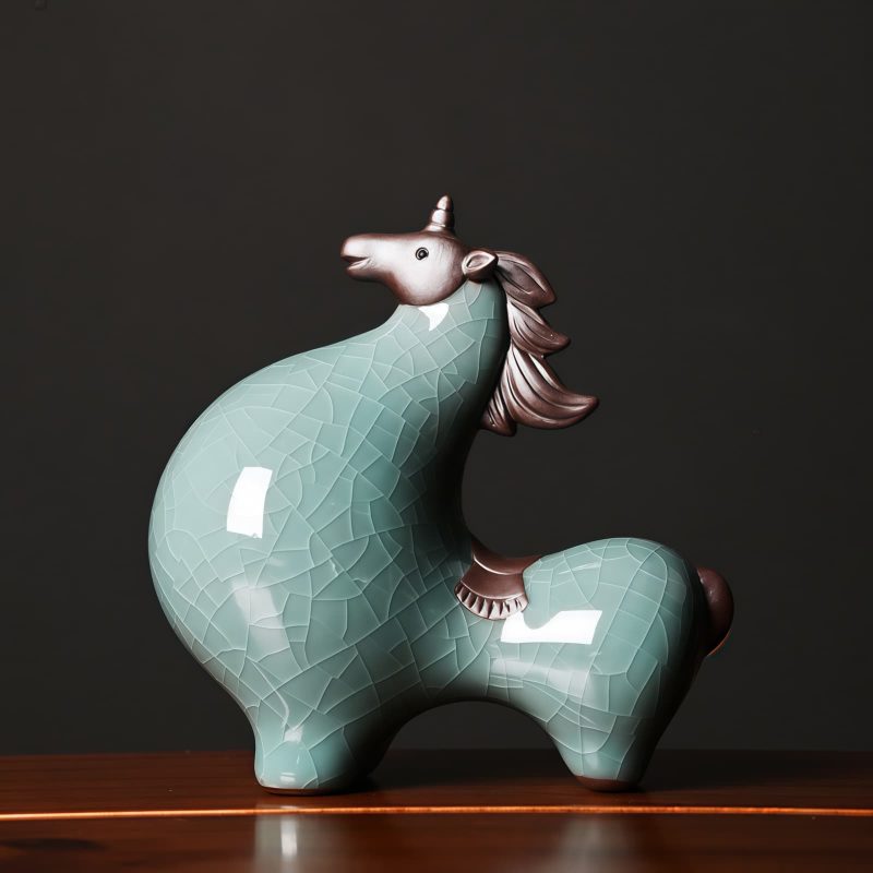 Traditional Ceramic Horse Decoration for Success Traditional Ceramic Horse Decoration for Success