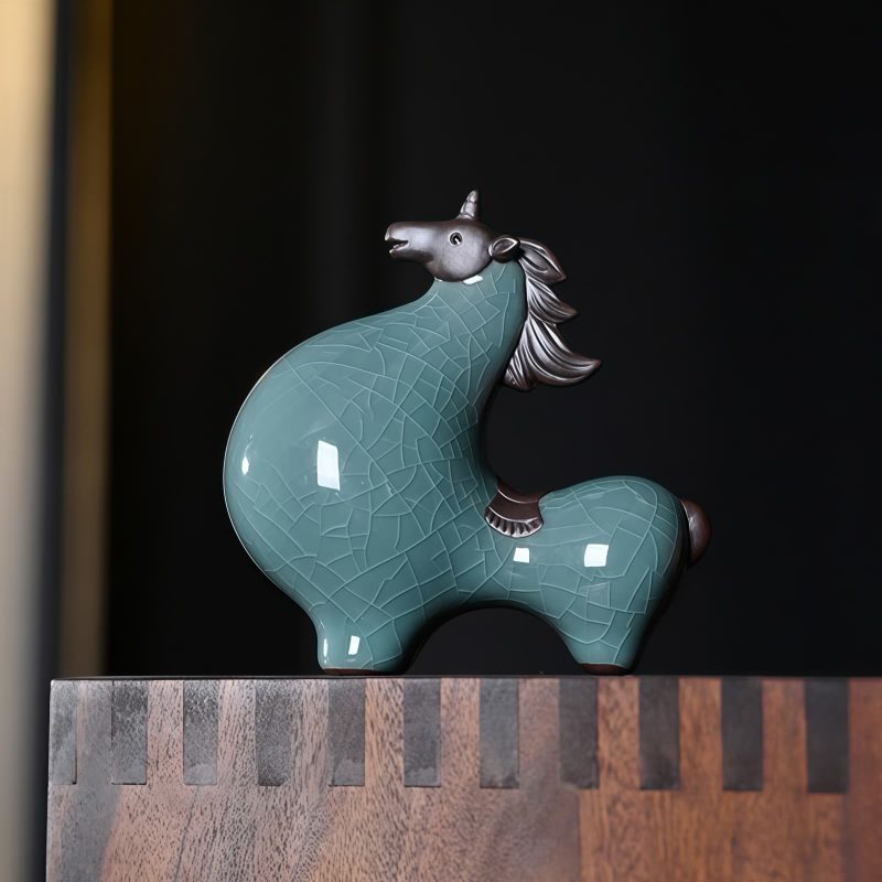 Traditional Ceramic Horse Decoration for Success Traditional Ceramic Horse Decoration for Success