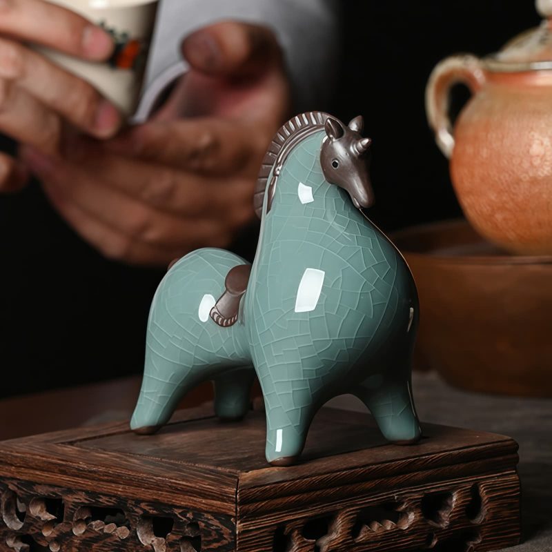 Traditional Ceramic Horse Decoration for Success Traditional Ceramic Horse Decoration for Success