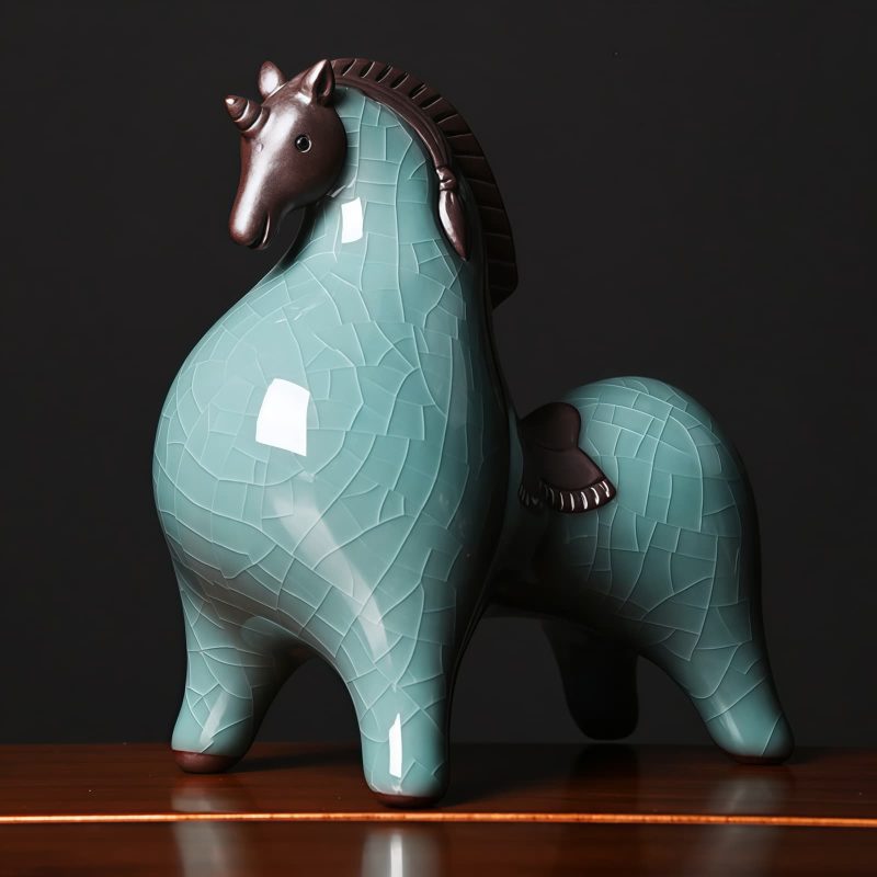 Traditional Ceramic Horse Decoration for Success Traditional Ceramic Horse Decoration for Success