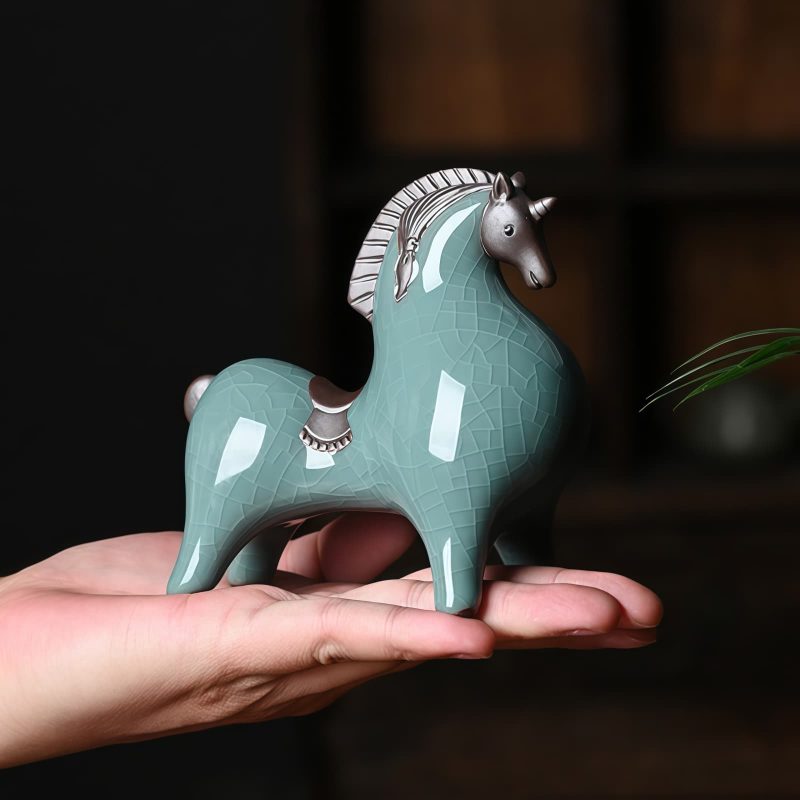 Traditional Ceramic Horse Decoration for Success Traditional Ceramic Horse Decoration for Success