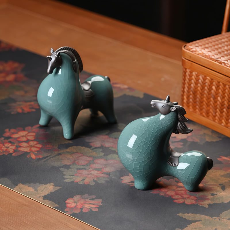 Traditional Ceramic Horse Decoration for Success Traditional Ceramic Horse Decoration for Success