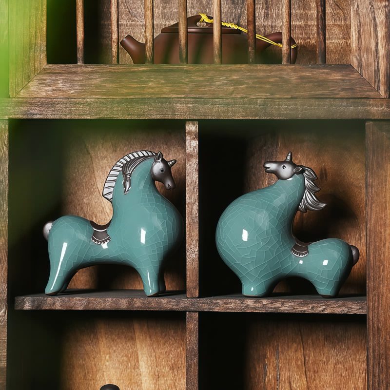 Traditional Ceramic Horse Decoration for Success Traditional Ceramic Horse Decoration for Success