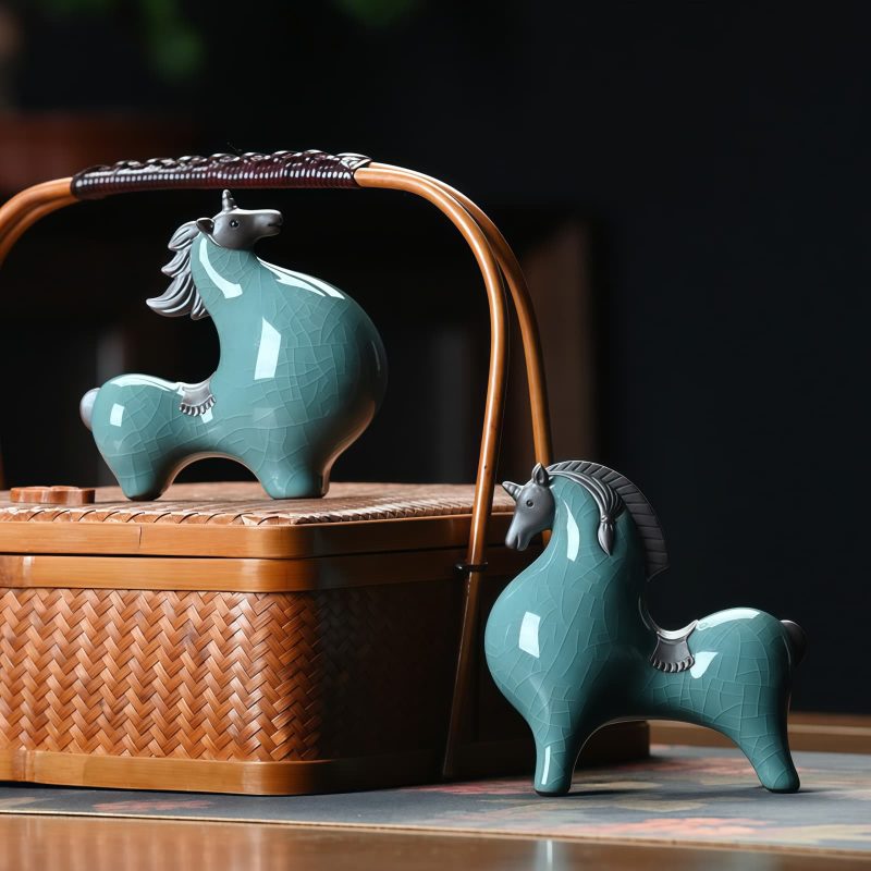 Traditional Ceramic Horse Decoration for Success Traditional Ceramic Horse Decoration for Success