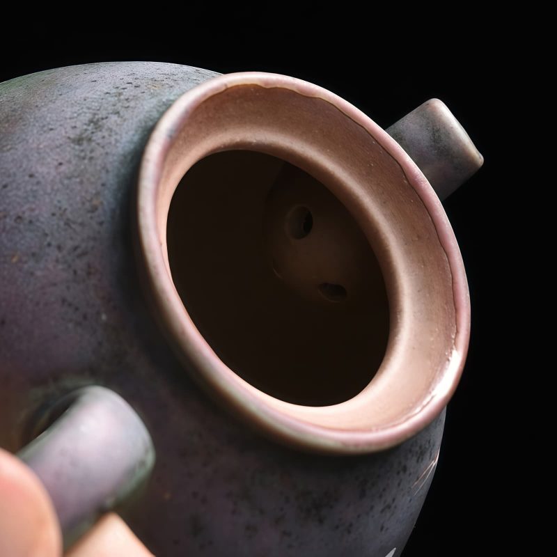 Chinese Ceramic Kung Fu Teapot - White Crane Design Chinese Ceramic Kung Fu Teapot - White Crane Design