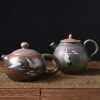Chinese Ceramic Kung Fu Teapot - White Crane Design Chinese Ceramic Kung Fu Teapot - White Crane Design