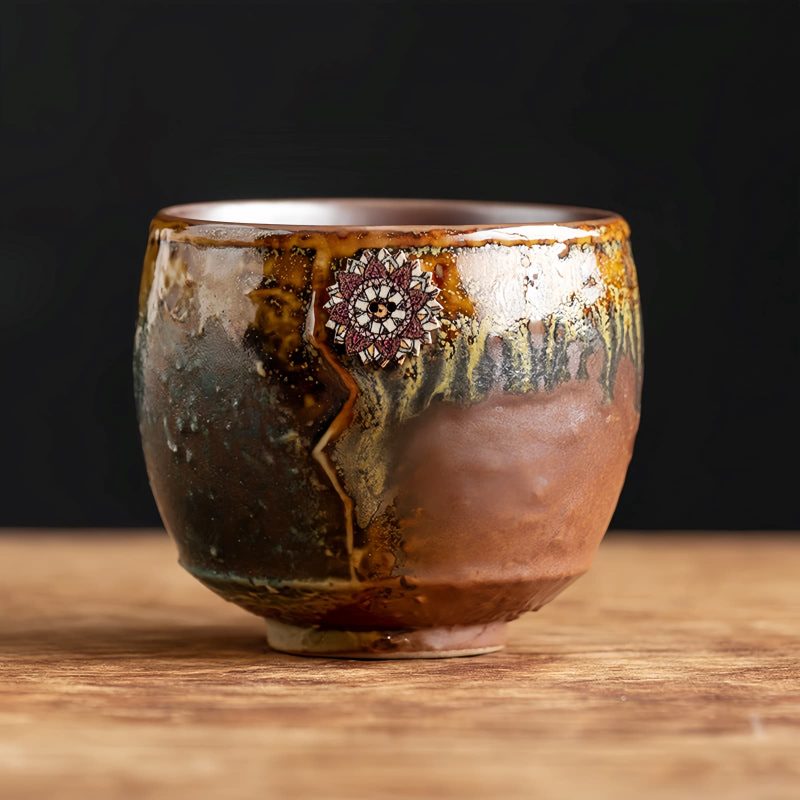 Handmade Sunflower Ceramic Coffee Mug Handmade Sunflower Ceramic Coffee Mug