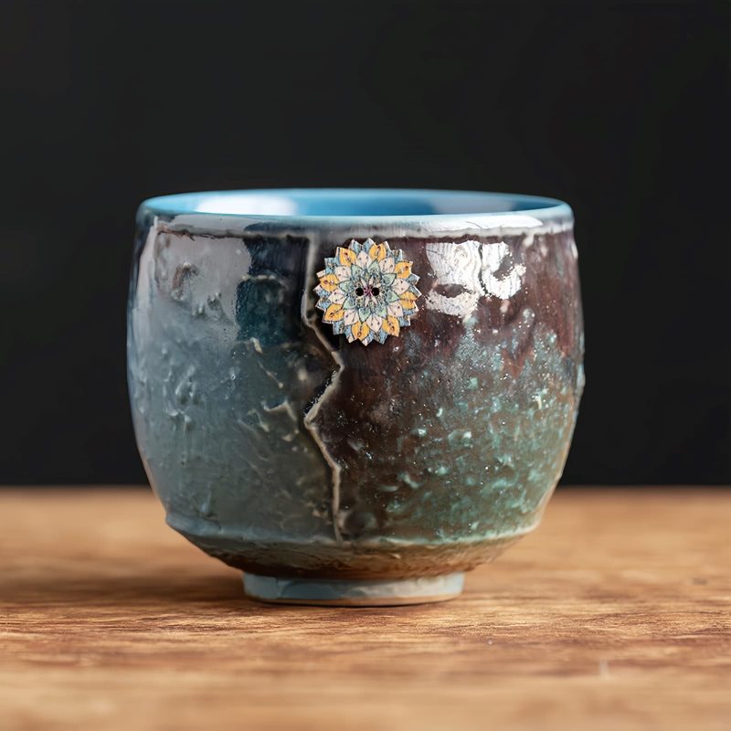 Handmade Sunflower Ceramic Coffee Mug Handmade Sunflower Ceramic Coffee Mug